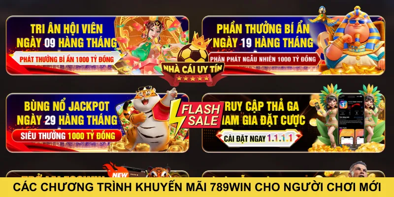 Các chương trình khuyến mãi 789WINcho người chơi mới
