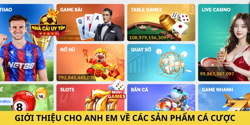 Giới thiệu cho anh em về các sản phẩm cá cược