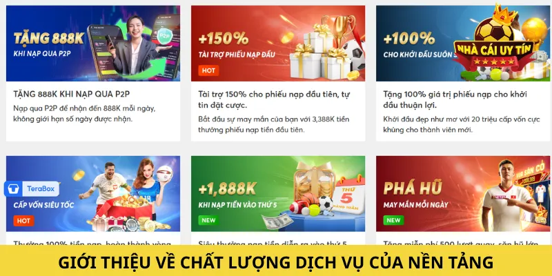 Giới thiệu về chất lượng dịch vụ của nền tảng