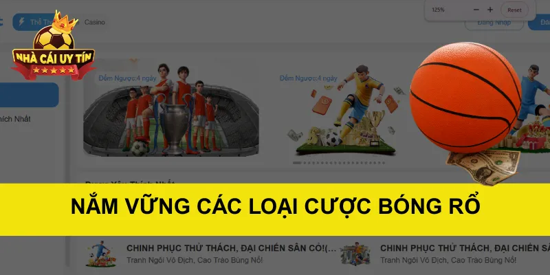 Nắm Vững Các Loại Cược Bóng Rổ