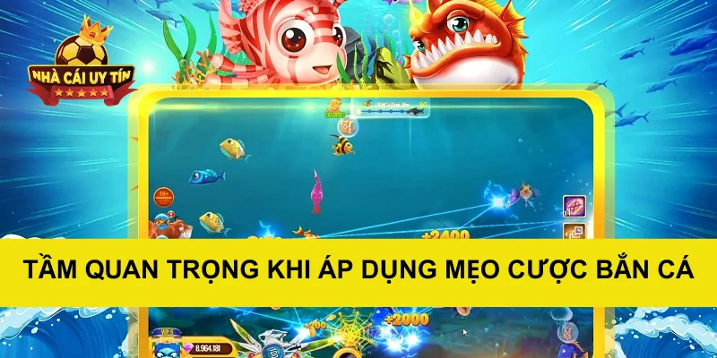 Tầm quan trọng khi áp dụng mẹo cược bắn cá