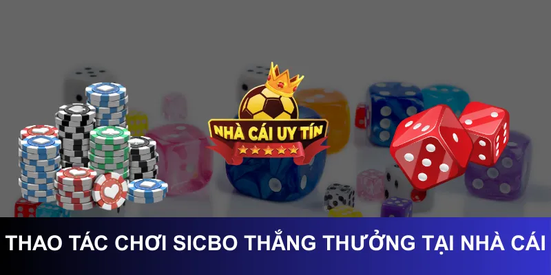 Thao tác chơi sicbo thắng thưởng tại nhà cái